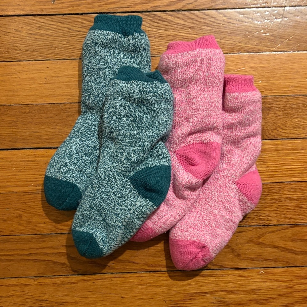 Primary kids fleece lined slipper socks